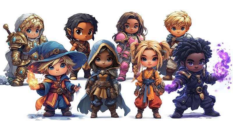 dungeons and dragons for kids 5 years old digital token library for heroes chiby version