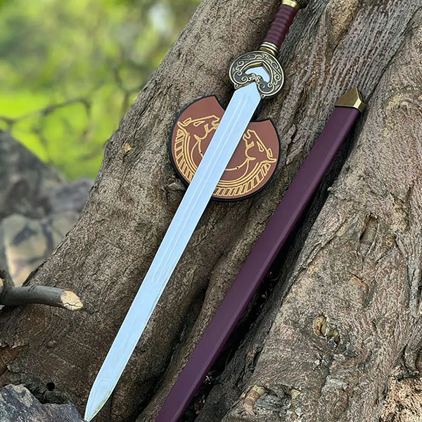 Sword of Herugrim Replica - King Theoden Cosplay Sword - Groomsman Fantasy Sword - Unique GIFT for Anniversary & Wedding, Gift for Him